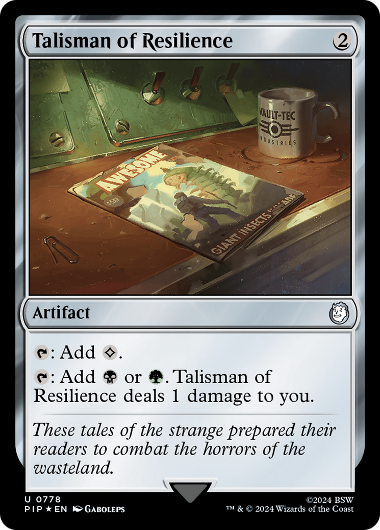 Talisman of Resilience (Surge Foil) [Fallout] | Arkham Games and Comics
