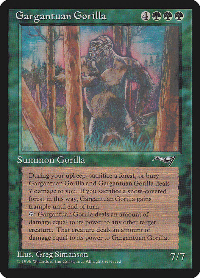 Gargantuan Gorilla [Alliances] | Arkham Games and Comics
