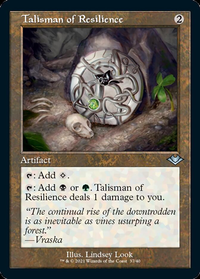 Talisman of Resilience (Retro Foil Etched) [Modern Horizons 2] | Arkham Games and Comics