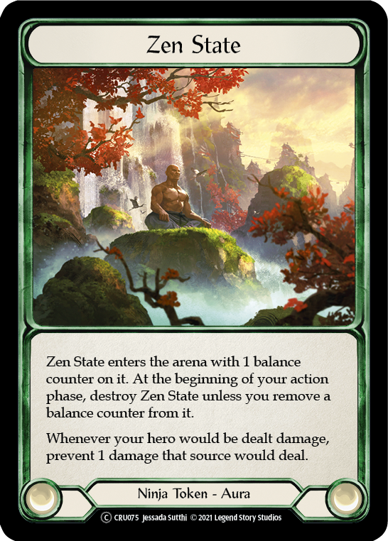 Zen State [U-CRU075] (Crucible of War Unlimited)  Unlimited Rainbow Foil | Arkham Games and Comics