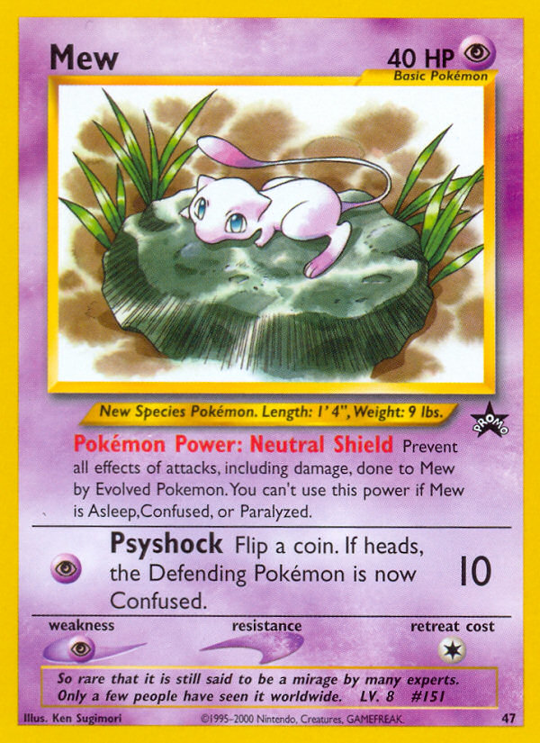 Mew (47) [Wizards of the Coast: Black Star Promos] | Arkham Games and Comics