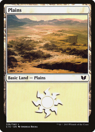 Plains (326) [Commander 2015] | Arkham Games and Comics