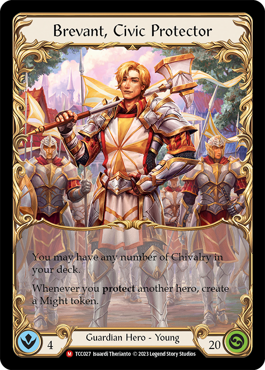 Brevant, Civic Protector [TCC027] (Round the Table: TCC x LSS)  Rainbow Foil | Arkham Games and Comics