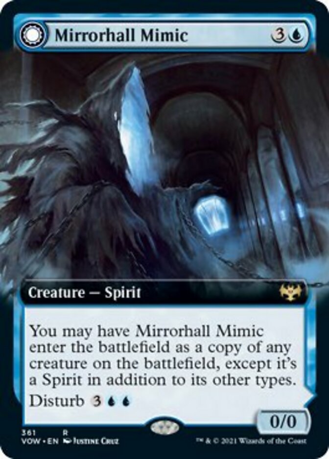 Mirrorhall Mimic // Ghastly Mimicry (Extended) [Innistrad: Crimson Vow] | Arkham Games and Comics