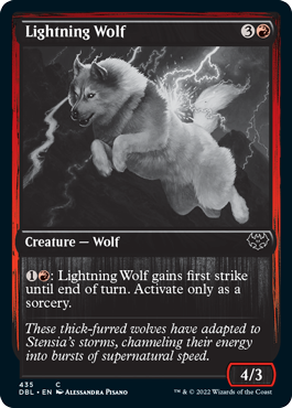 Lightning Wolf [Innistrad: Double Feature] | Arkham Games and Comics