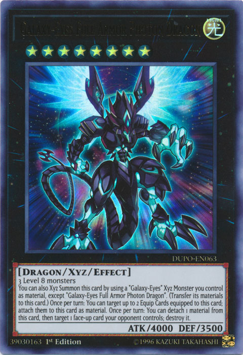 Galaxy-Eyes Full Armor Photon Dragon [DUPO-EN063] Ultra Rare | Arkham Games and Comics