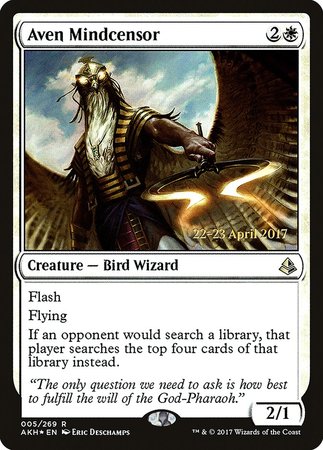 Aven Mindcensor [Amonkhet Promos] | Arkham Games and Comics