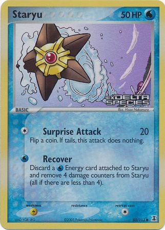 Staryu (85/113) (Stamped) [EX: Delta Species] | Arkham Games and Comics