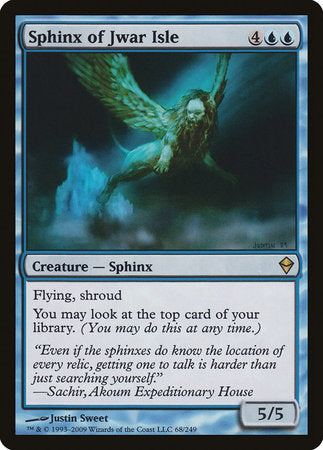 Sphinx of Jwar Isle [Zendikar] | Arkham Games and Comics