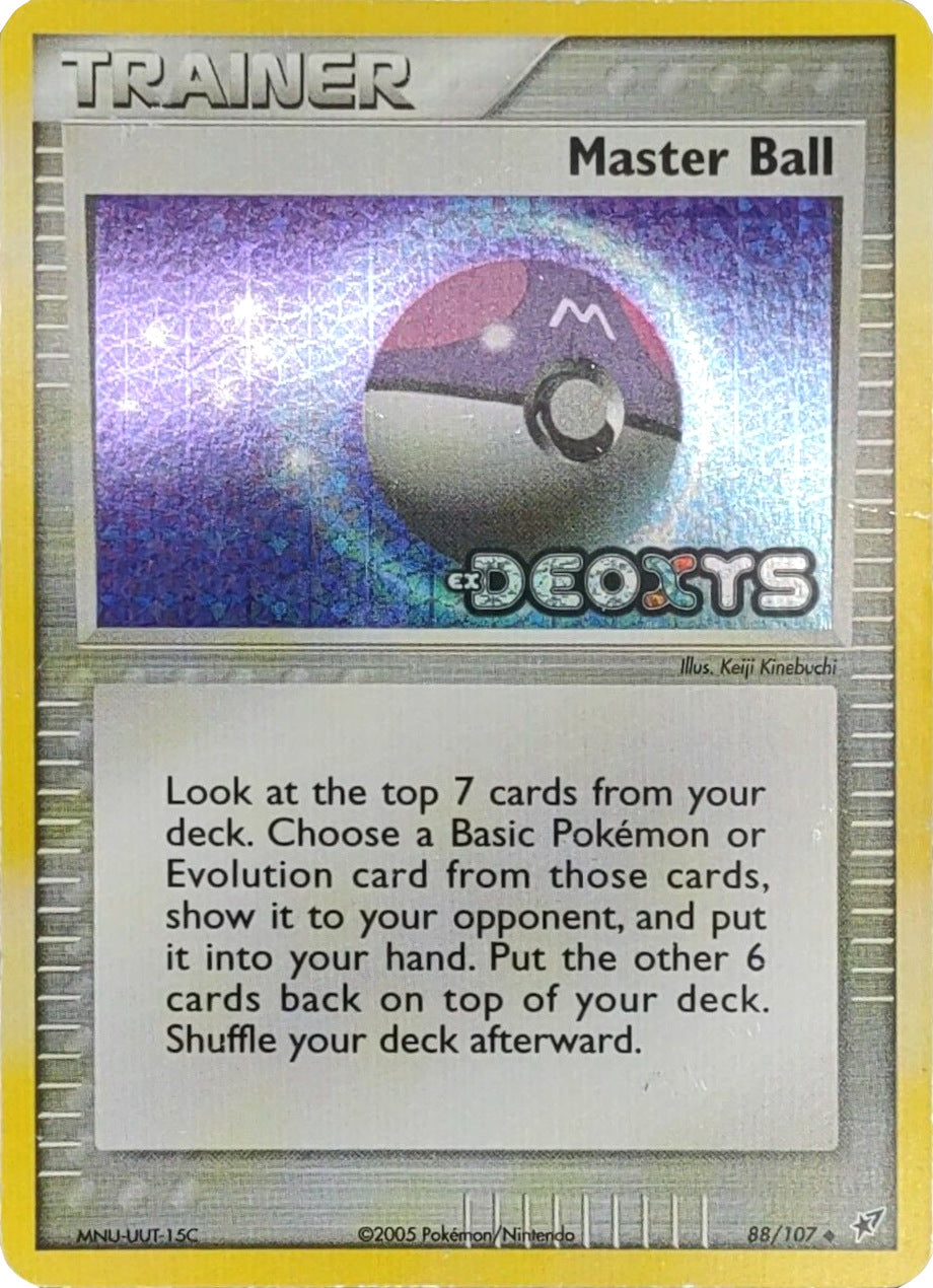 Master Ball (88/107) (Stamped) [EX: Deoxys] | Arkham Games and Comics