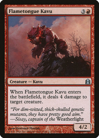 Flametongue Kavu [Commander 2011] | Arkham Games and Comics