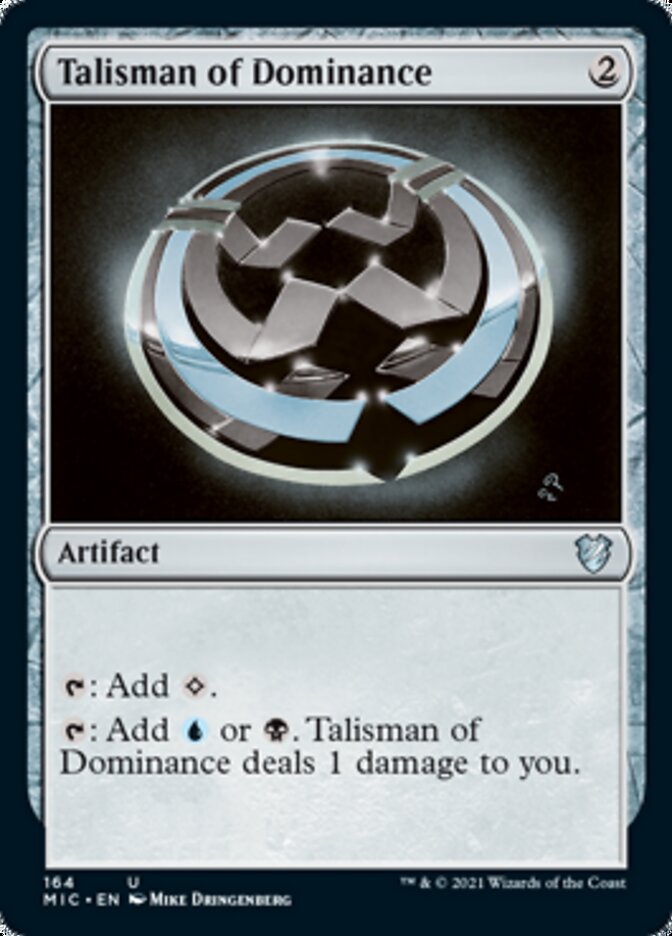 Talisman of Dominance [Innistrad: Midnight Hunt Commander] | Arkham Games and Comics