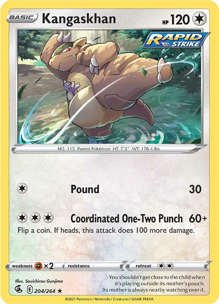 Kangaskhan (204/264) [Sword & Shield: Fusion Strike] | Arkham Games and Comics