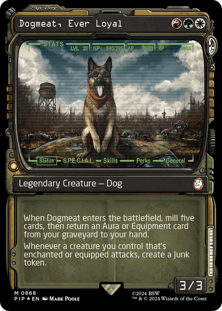 Dogmeat, Ever Loyal (Showcase) (Surge Foil) [Fallout] | Arkham Games and Comics