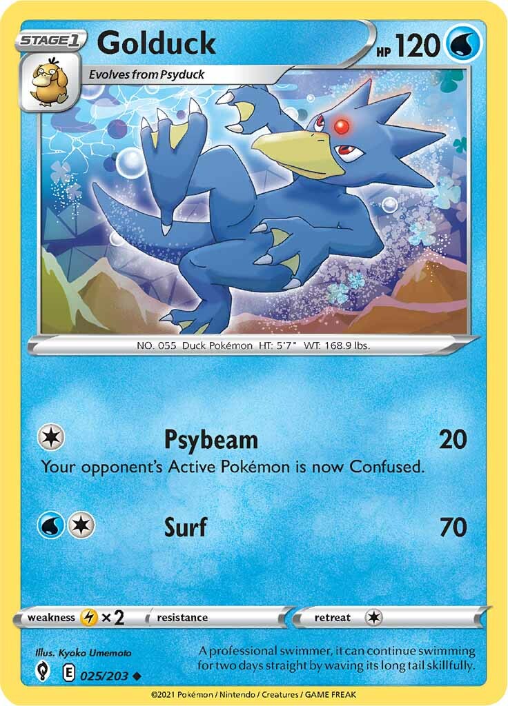 Golduck (025/203) [Sword & Shield: Evolving Skies] | Arkham Games and Comics