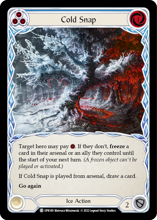 Cold Snap (Blue) [UPR149] (Uprising) | Arkham Games and Comics