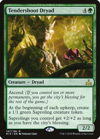 Tendershoot Dryad [Rivals of Ixalan] | Arkham Games and Comics