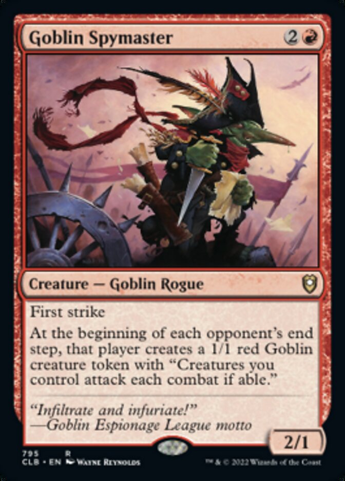 Goblin Spymaster [Commander Legends: Battle for Baldur's Gate] | Arkham Games and Comics