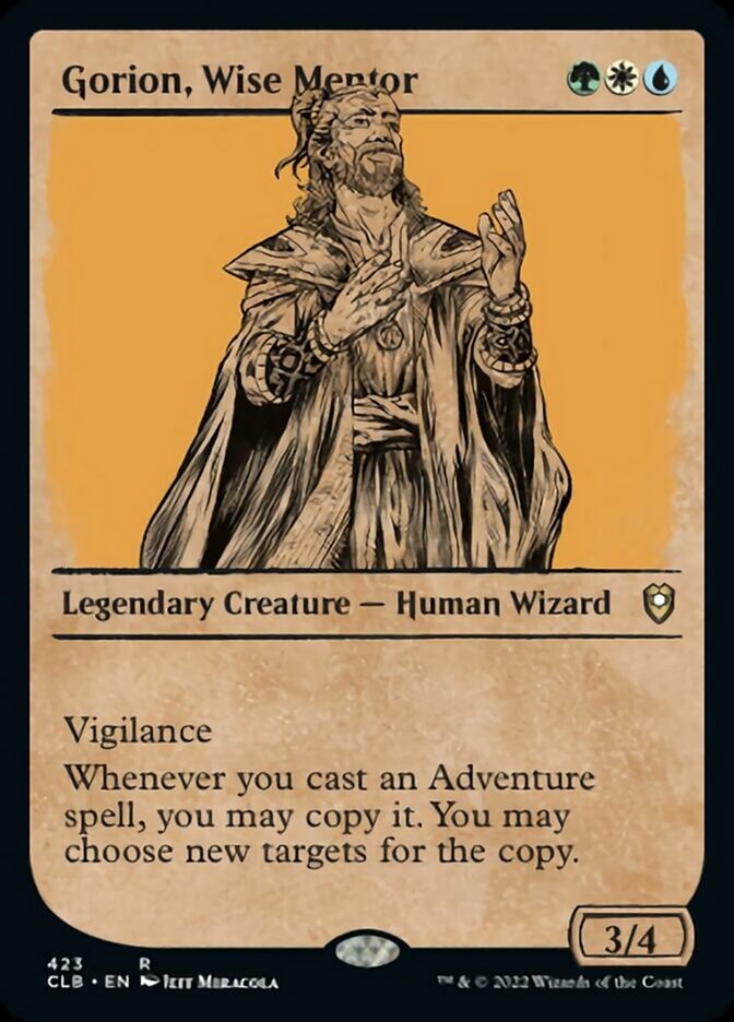 Gorion, Wise Mentor (Showcase) [Commander Legends: Battle for Baldur's Gate] | Arkham Games and Comics