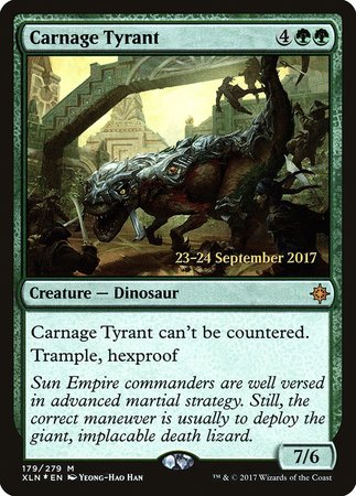 Carnage Tyrant [Ixalan Promos] | Arkham Games and Comics