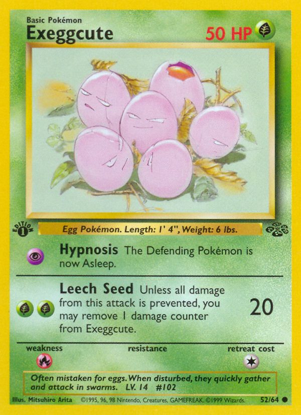 Exeggcute (52/64) [Jungle 1st Edition] | Arkham Games and Comics