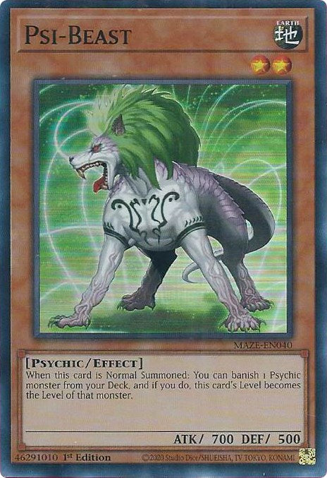 Psi-Beast [MAZE-EN040] Super Rare | Arkham Games and Comics