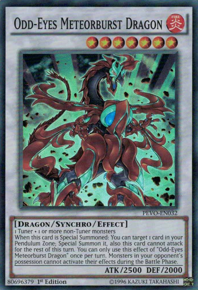 Odd-Eyes Meteorburst Dragon [PEVO-EN032] Super Rare | Arkham Games and Comics