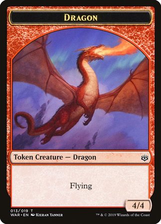 Dragon Token [War of the Spark Tokens] | Arkham Games and Comics