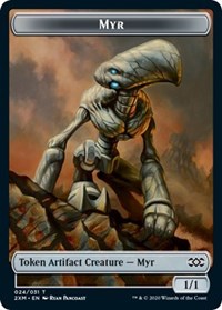 Myr (024) // Shapeshifter Double-sided Token [Double Masters Tokens] | Arkham Games and Comics