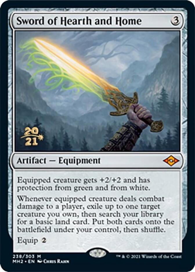 Sword of Hearth and Home [Modern Horizons 2 Prerelease Promos] | Arkham Games and Comics