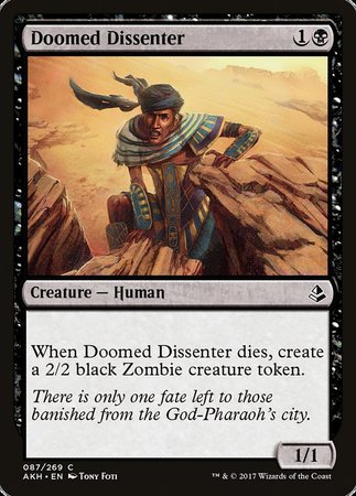 Doomed Dissenter [Amonkhet] | Arkham Games and Comics