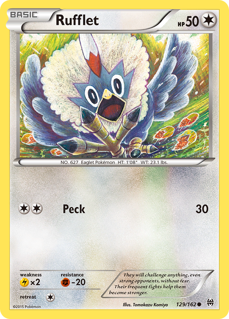 Rufflet (129/162) [XY: BREAKthrough] | Arkham Games and Comics