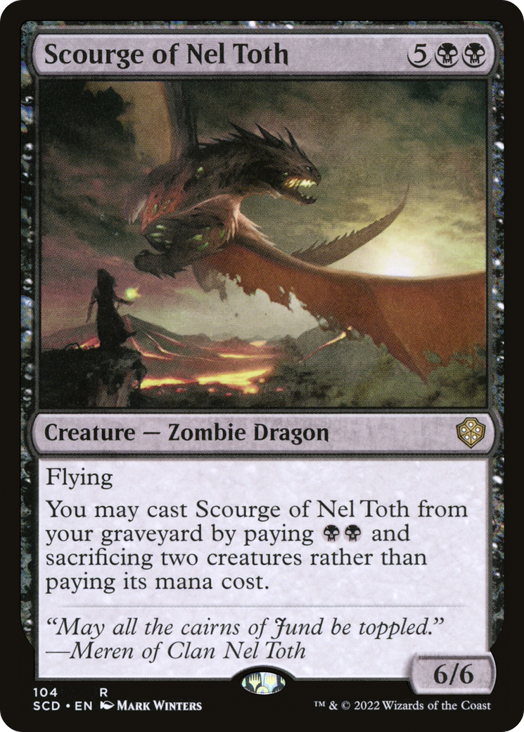 Scourge of Nel Toth [Starter Commander Decks] | Arkham Games and Comics