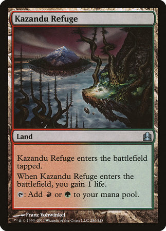 Kazandu Refuge [Commander 2011] | Arkham Games and Comics