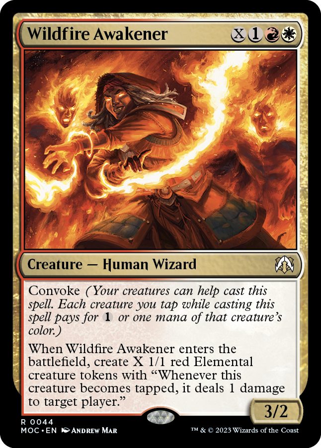 Wildfire Awakener [March of the Machine Commander] | Arkham Games and Comics