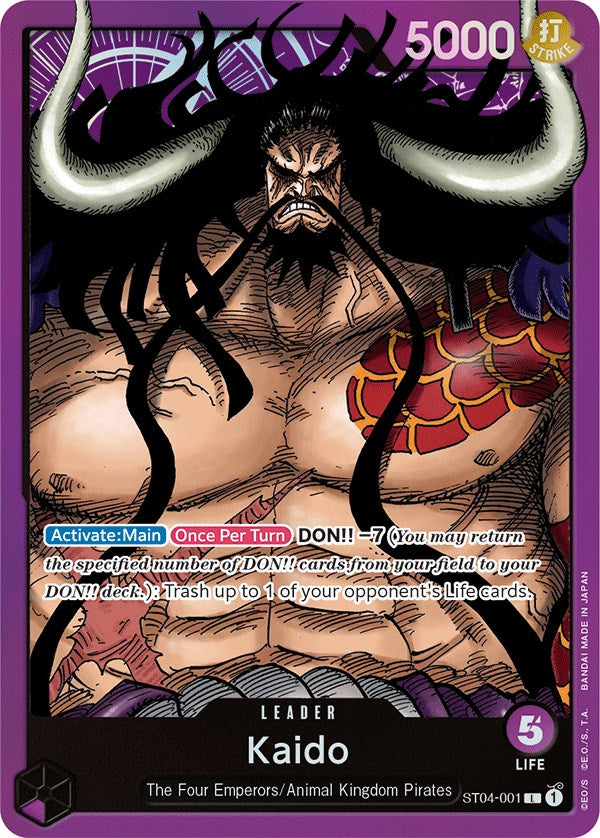 Kaido (001) [Starter Deck: Animal Kingdom Pirates] | Arkham Games and Comics