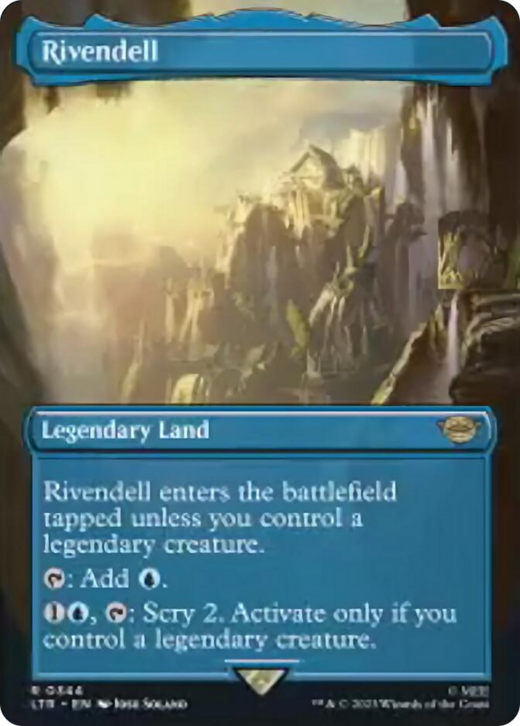 Rivendell (Borderless Alternate Art) [The Lord of the Rings: Tales of Middle-Earth] | Arkham Games and Comics