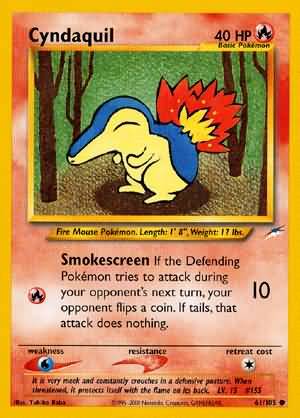 Cyndaquil (61/105) [Neo Destiny Unlimited] | Arkham Games and Comics