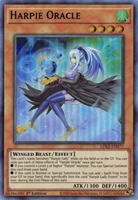 Harpie Oracle (Green) [LDS2-EN077] Ultra Rare | Arkham Games and Comics