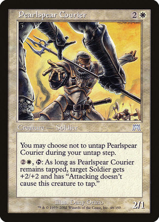 Pearlspear Courier [Onslaught] | Arkham Games and Comics