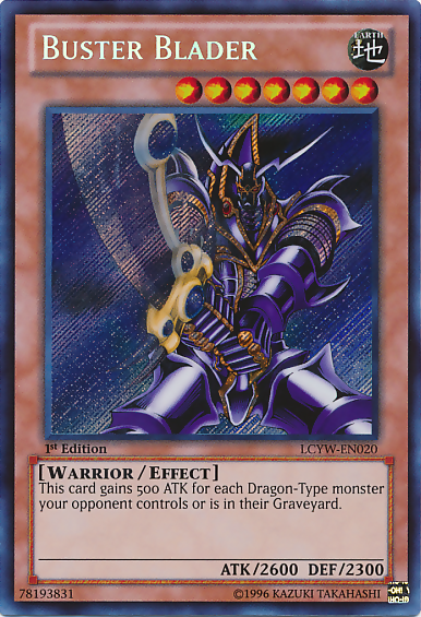 Buster Blader [LCYW-EN020] Secret Rare | Arkham Games and Comics