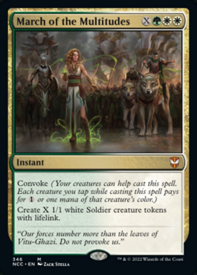 March of the Multitudes [Streets of New Capenna Commander] | Arkham Games and Comics