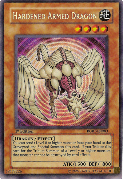 Hardened Armed Dragon [RGBT-EN083] Secret Rare | Arkham Games and Comics