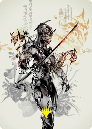 Satoru Umezawa 1 Art Card (Gold-Stamped Signature) [Kamigawa: Neon Dynasty Art Series] | Arkham Games and Comics