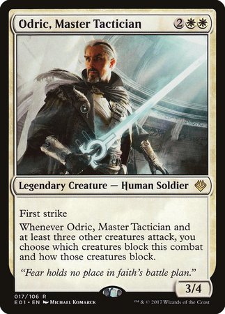 Odric, Master Tactician [Archenemy: Nicol Bolas] | Arkham Games and Comics