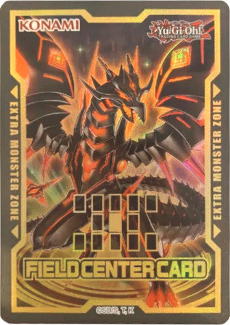 Field Center Card: Darkness Metal, the Dragon of Dark Steel (Back to Duel) Promo | Arkham Games and Comics