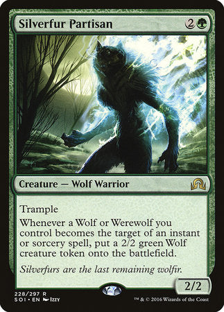 Silverfur Partisan [Shadows over Innistrad] | Arkham Games and Comics