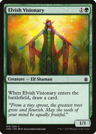 Elvish Visionary [Commander Anthology] | Arkham Games and Comics