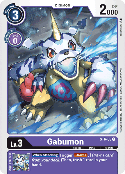 Gabumon [ST6-03] [Starter Deck: Venomous Violet] | Arkham Games and Comics