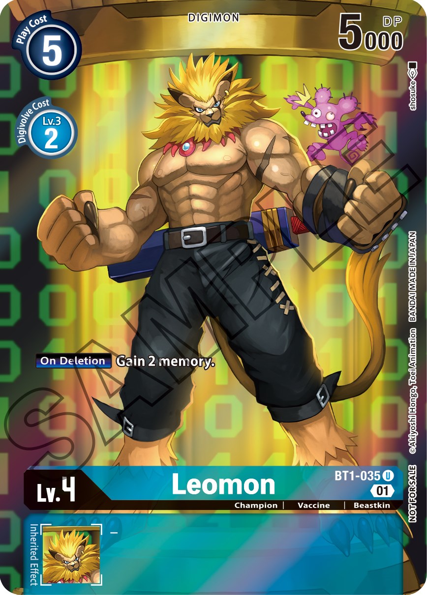 Leomon [BT1-035] (Tamer's Card Set 1) [Release Special Booster Ver.1.0] | Arkham Games and Comics